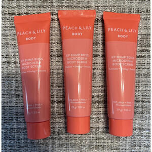 Lot Of 3 Peach & Lily KP Bump Boss Microderm Body Scrub~ 29g/1.02oz~ NEW~ D